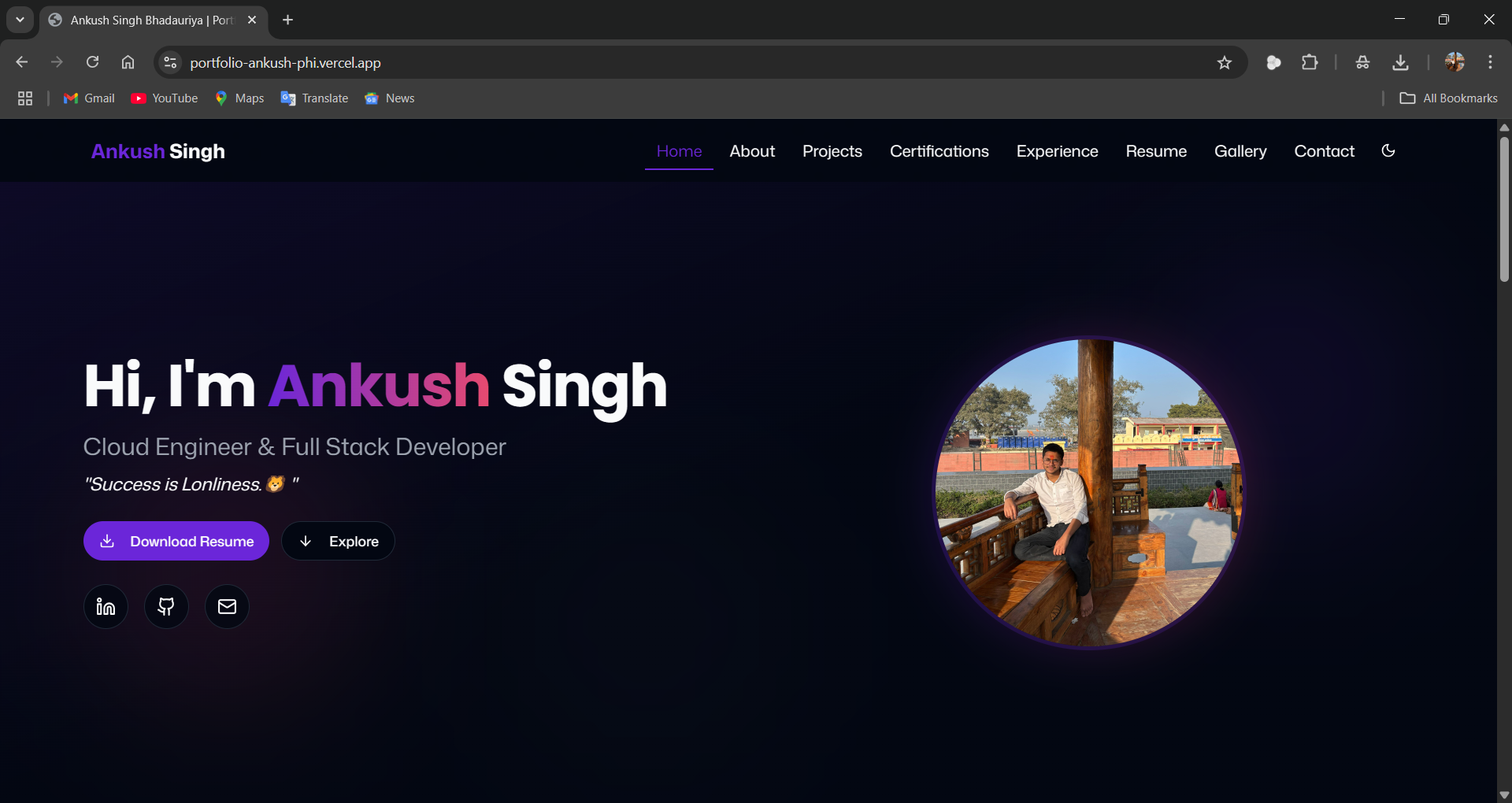Portfolio Website